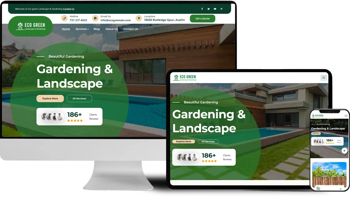 ECO Green web design